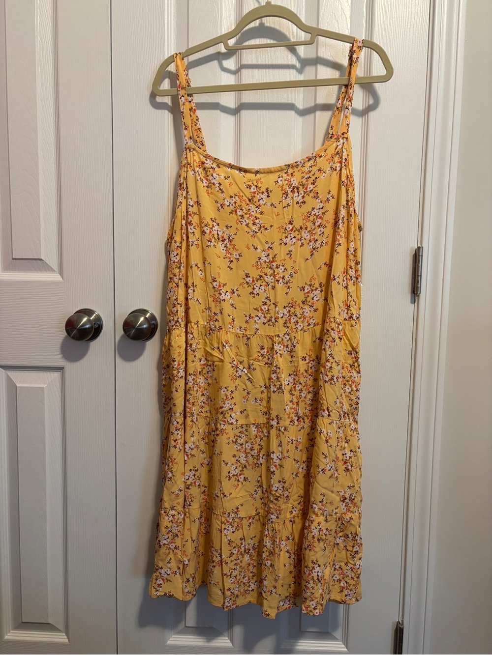 Old Navy Yellow Floral Mini Sundress